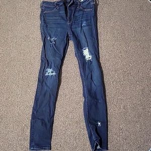 Hollister Distressed High-Rise Jean Leggings